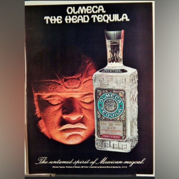 Vintage 1977 Olmeca Decorative Tequila 1Ltr Decanter Refillable Disc Bottle EVC - Picture 11 of 11